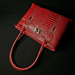 Cartera de cuero, modelo Elegance Premier.. Color Rojo. - comprar online