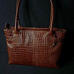 Cartera de cuero, modelo Elegance Premier.. Color suela. - tienda online