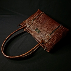 Cartera de cuero, modelo Elegance Premier.. Color suela. - comprar online