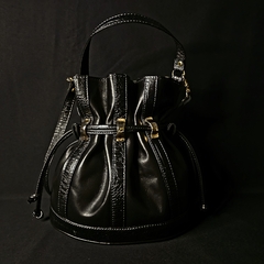 Bolso/Bandolera de cuero modelo Carmel. Color Negro - tienda online