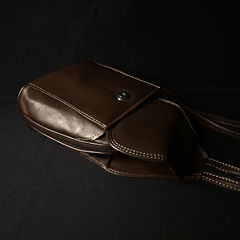 Morral/Mochila de cuero premium con cierres. Color Guinda. - (copia) - online store
