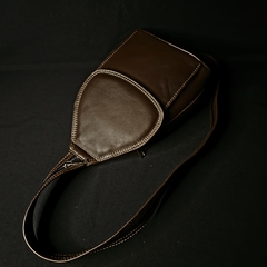 Morral/Mochila de cuero premium con cierres. Color Guinda. - (copia) - Distinguida Tradición | Marroquinería y Platería Criolla | Regalos exclusivos | San Rafael Mendoza