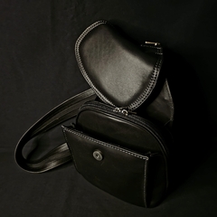 Morral/Mochila de cuero premium con cierres. Color Habano. - (copia) - Distinguida Tradición | Marroquinería y Platería Criolla | Regalos exclusivos | San Rafael Mendoza