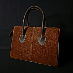 Cartera de cuero combinada modelo Hermes. en internet
