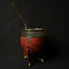 Mate Imperial línea PREMIER con bombillón de alpaca.