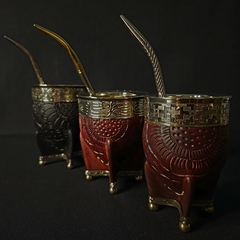 Image of Mate Imperial línea PREMIER con bombillón de alpaca. - (copia)