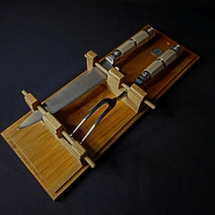 Juego de cuchillo y tenedor parrillero. - comprar online