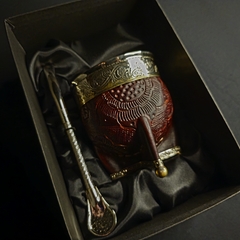 Mate Imperial línea PREMIER con bombillón y caja. en internet