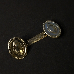 Yunta de alpaca premium. Modelo Escudo Argentino. - Distinguida Tradición | Marroquinería y Platería Criolla | Regalos exclusivos | San Rafael Mendoza