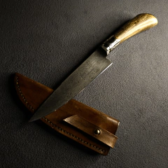 Cuchillo Acero Damasco Tacus.