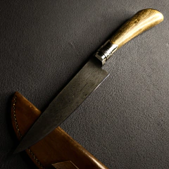 Cuchillo Acero Damasco Tacus.