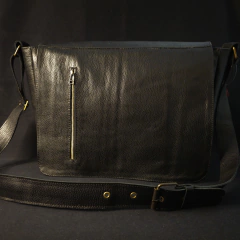 Morral de cuero mediano Modelo Blinders premium. - online store