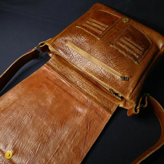 Morral de cuero mediano Modelo Blinders premium. - buy online