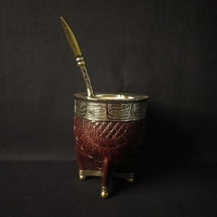 Mate Imperial línea PREMIER con bombillón y caja. en internet