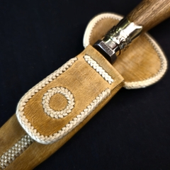 Cuchillo criollo Acero Damasco patrón W Random.