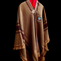 Poncho Tucumano pesado con bordado - loja online