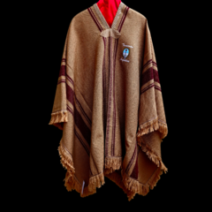 Poncho Tucumano pesado con bordado