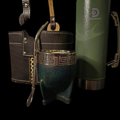 Juego matero Imperial premium - Distinguida Tradición | Marroquinería y Platería Criolla | Regalos exclusivos | San Rafael Mendoza