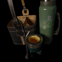 Juego matero Imperial premium. Color verde . - comprar online