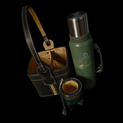 Juego matero Imperial premium. Color verde .