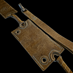 Image of Juego de Encimera/Cincha/Pegual/Correones . Flor de liz