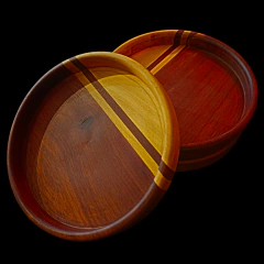 Plato/Cuenco de madera premium - Distinguida Tradición | Marroquinería y Platería Criolla | Regalos exclusivos | San Rafael Mendoza