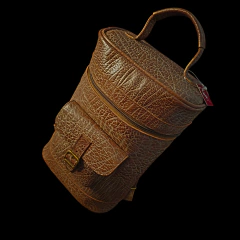 Mochila porta termo de cuero grande . - buy online