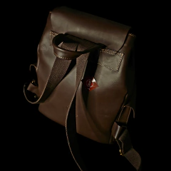 Mochila de cuero engrasado Vintage Big . en internet