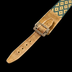 Tirador Pampa de cuero crudo con galón - online store