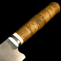 Cuchillo Criollo encabado de tiento. - Distinguida Tradición | Marroquinería y Platería Criolla | Regalos exclusivos | San Rafael Mendoza