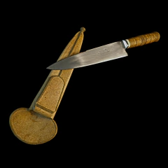 Cuchillo Criollo encabado de tiento.
