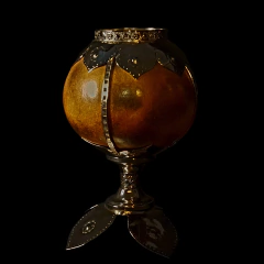 Mate Cáliz de calabaza y alpaca. - comprar online