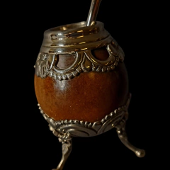 Mate Cáliz de calabaza y alpaca