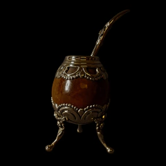 Imagen de Mate Cáliz de calabaza y alpaca