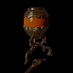 Mate Cáliz de calabaza y alpaca