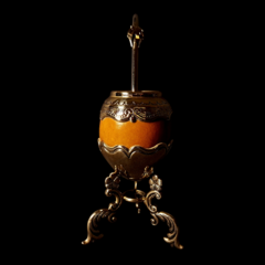 Mate Cáliz de calabaza y alpaca #orfebrería