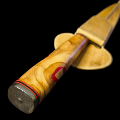 Cuchillo criollo en acero Damasco