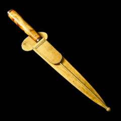 Cuchillo criollo en acero Damasco - buy online