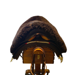 Cojinillo oscuro para recado . - Distinguida Tradición | Marroquinería y Platería Criolla | Regalos exclusivos | San Rafael Mendoza