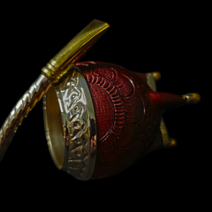 Mate Torpedo línea PREMIER con bombillón. SIN CAJA - Distinguida Tradición | Marroquinería y Platería Criolla | Regalos exclusivos | San Rafael Mendoza