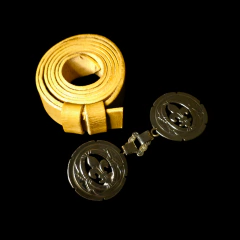 Yunta de alpaca premium. Flor de liz - (copia) - (copia) - Distinguida Tradición | Marroquinería y Platería Criolla | Regalos exclusivos | San Rafael Mendoza