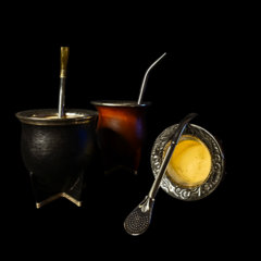 Mate Uruguayo modelo camionero con base de alpaca - Distinguida Tradición | Marroquinería y Platería Criolla | Regalos exclusivos | San Rafael Mendoza
