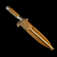 Cuchillo criollo en acero inoxidable - (copia) - (copia) - Distinguida Tradición | Marroquinería y Platería Criolla | Regalos exclusivos | San Rafael Mendoza