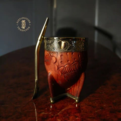 Mate Imperial línea PREMIER con bombillón cincelado .