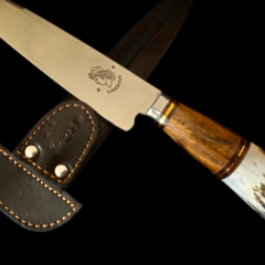 Cuchillo criollo encabado en asta . - (copia) on internet