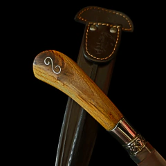 Cuchillo criollo encabado en madera de Urunday on internet