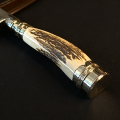 Cuchillo criollo 3 Claveles encabado en asta . - tienda online