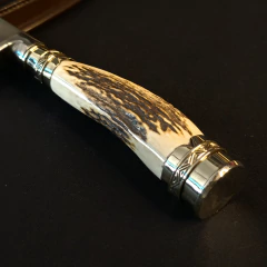 Cuchillo criollo 3 Claveles encabado en asta - online store