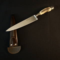 Cuchillo criollo 3 Claveles encabado en asta .