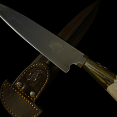 Cuchillo criollo encabado en asta . - Distinguida Tradición | Marroquinería y Platería Criolla | Regalos exclusivos | San Rafael Mendoza
